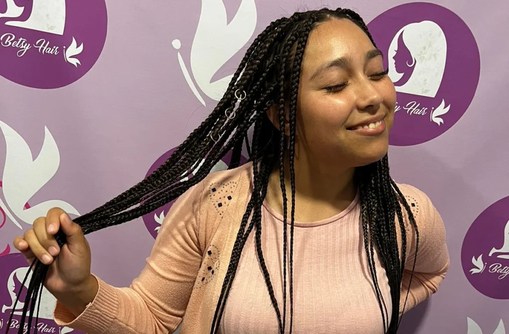 trenzas afro con extensiones