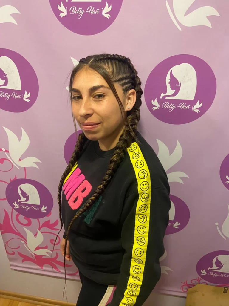 trenzas boxeadoras con kanekalon