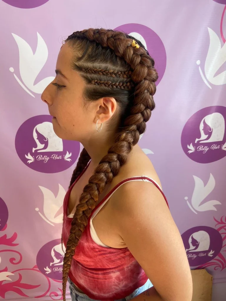trenzas campesinas para niñas