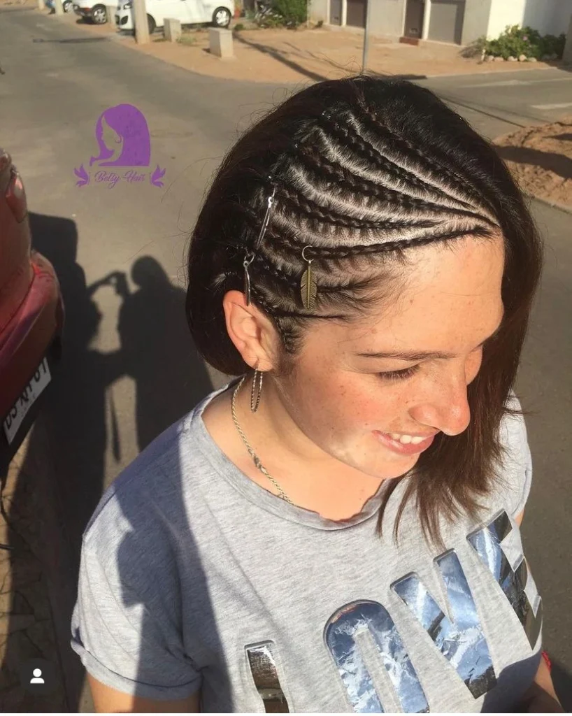 trenzas frontales